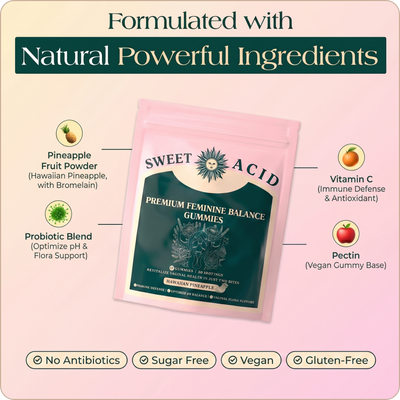 Sweet Acid Vaginal Probiotic - 100% Real